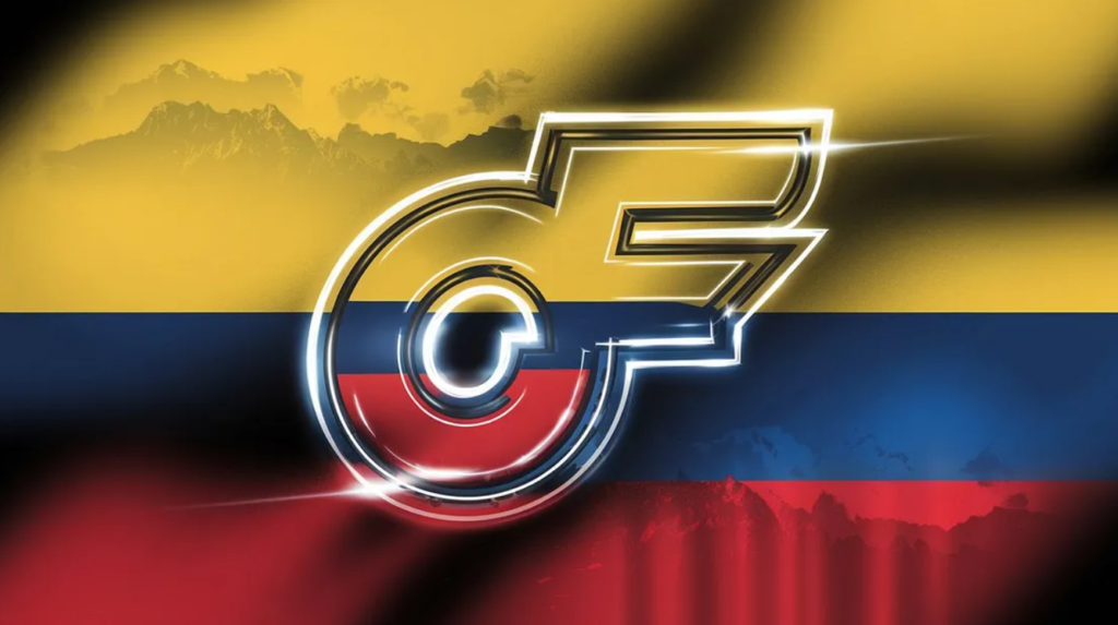 La bandera de Colombia como logo de Onlyfans